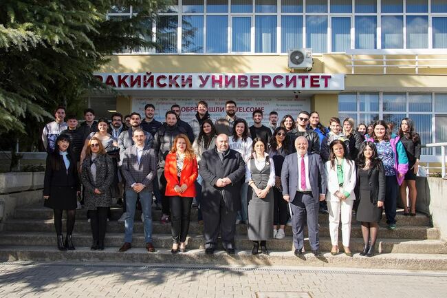 Посланикът на Гърция в България Алексиос Мариос Либеропулос посети Тракийския университет