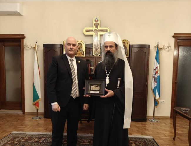 Patriarch Daniil Confers with Israeli Ambassador to Bulgaria