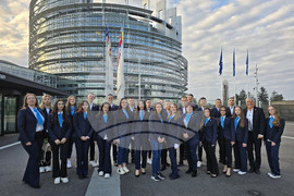 Франция - Страсбург - ЕП - "Евроскола" - дискусия