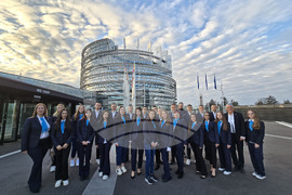 Франция - Страсбург - ЕП - "Евроскола" - дискусия