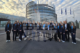 Франция - Страсбург - ЕП - "Евроскола" - дискусия