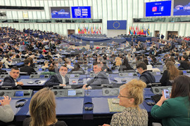 Франция - Страсбург - ЕП - "Евроскола" - дискусия