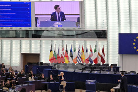 Франция - Страсбург - ЕП - "Евроскола" - дискусия