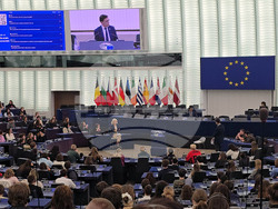 Франция - Страсбург - ЕП - "Евроскола" - дискусия