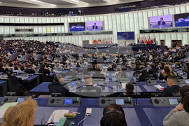 Франция - Страсбург - ЕП - "Евроскола" - дискусия