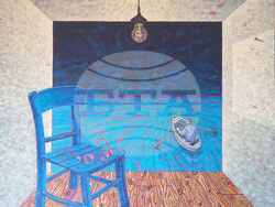 Творба на Десислава Костадинова от изложбата „Мисли в материал“. Снимка: Екипът на събитието