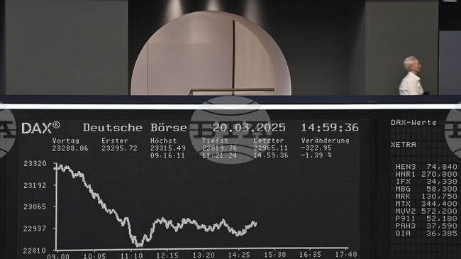 Спадът на инфлацията в САЩ подкрепи европейските борси 