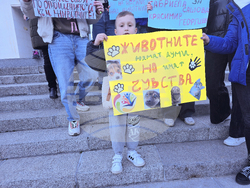 Гоце Делчев - протест срещу насилието над животни