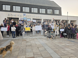 Гоце Делчев - протест срещу насилието над животни
