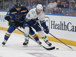 Canucks Blues Hockey