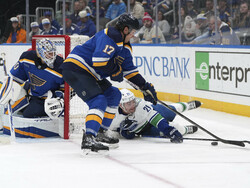 Canucks Blues Hockey