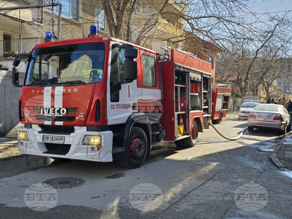 Пловдив - жилищна сграда - пожар