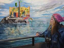 Кураторът Марко Даниел събира петима автори в изложбата „Мисли в материал“, снимка – организатори