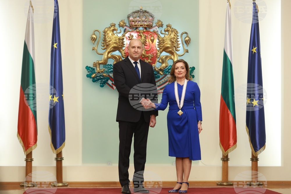 Президентство - Джузепина Дзара - орден „Мадарски конник“ - награждаване