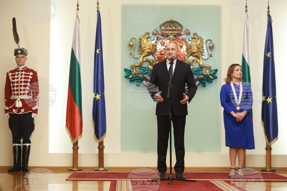 Президентство - Джузепина Дзара - орден „Мадарски конник“ - награждаване