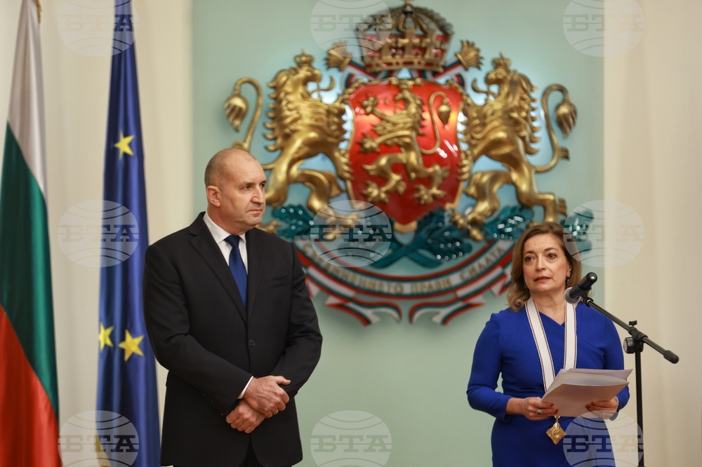 Президентство - Джузепина Дзара - орден „Мадарски конник“ - награждаване