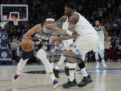 Pelicans Timberwolves Basketball