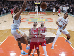 APTOPIX 76ers Spurs Basketball