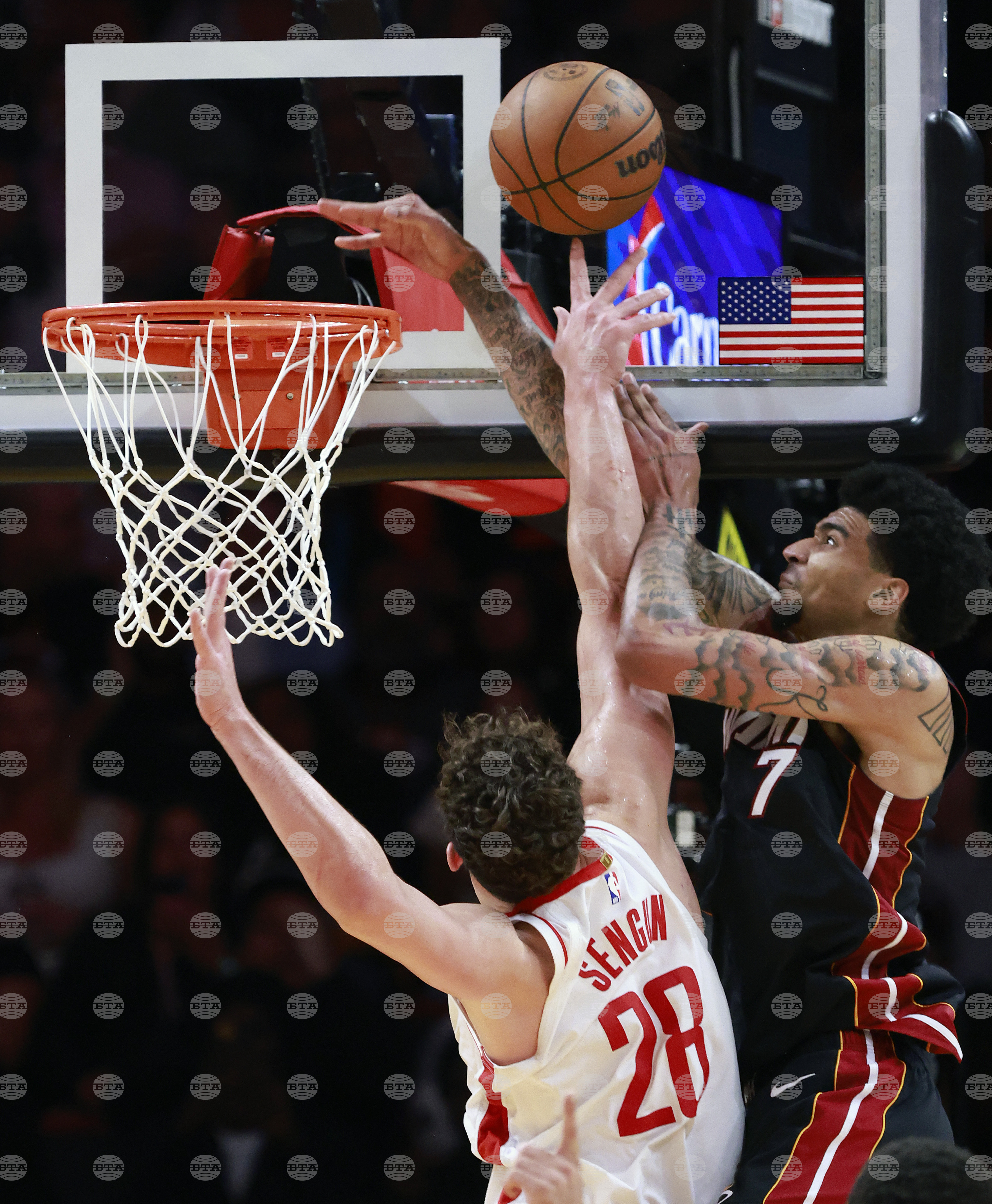 Rockets Heat Basketball
