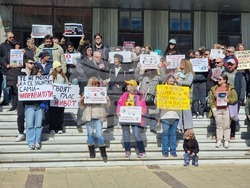 Варна - насилие над животни - протест