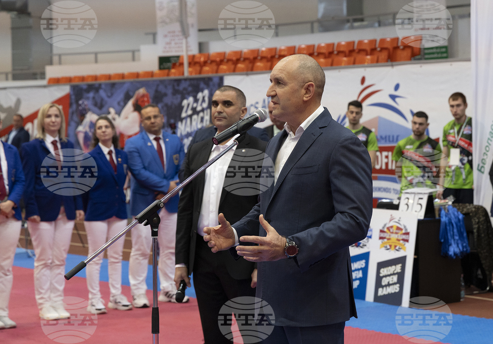 President Radev Opens 12th Ramus Sofia Open TaekwondoTournament