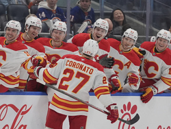 Flames Islanders Hockey