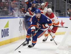 Flames Islanders Hockey