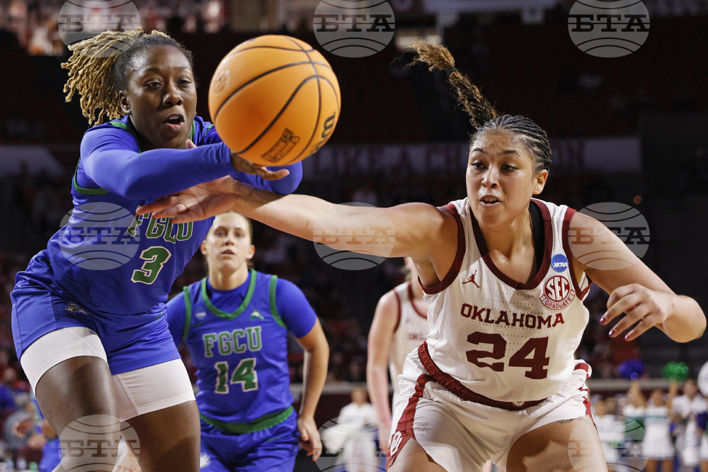 APTOPIX NCAA FGCU Oklahoma Basketball