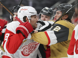 Red Wings Golden Knights Hockey