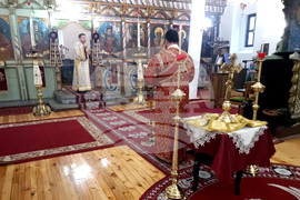 Кюстендил - Света литургия - Неделя Кръстопоклонна