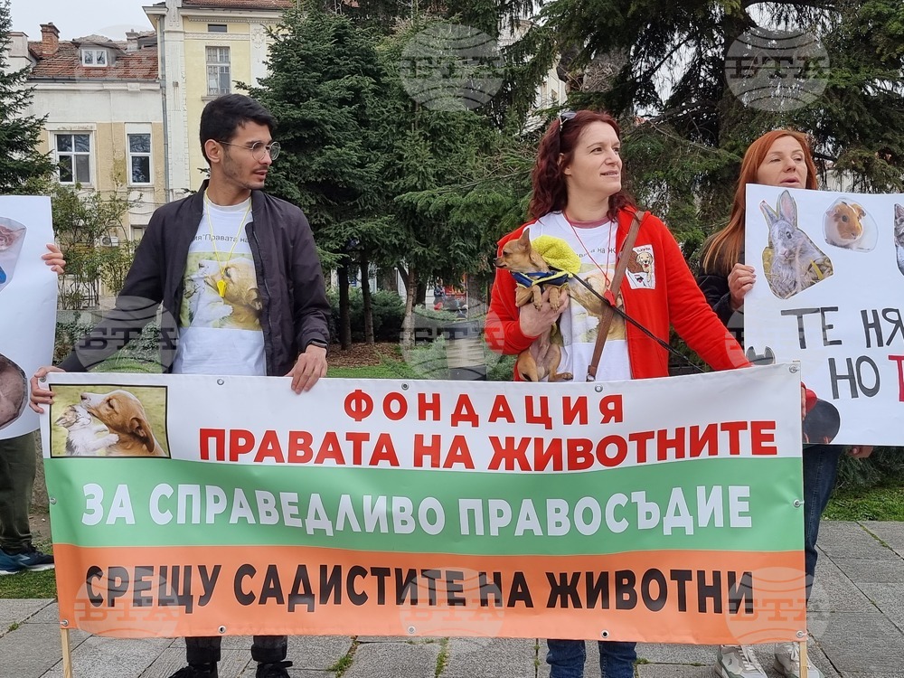 Пловдив - протест - насилие над животни