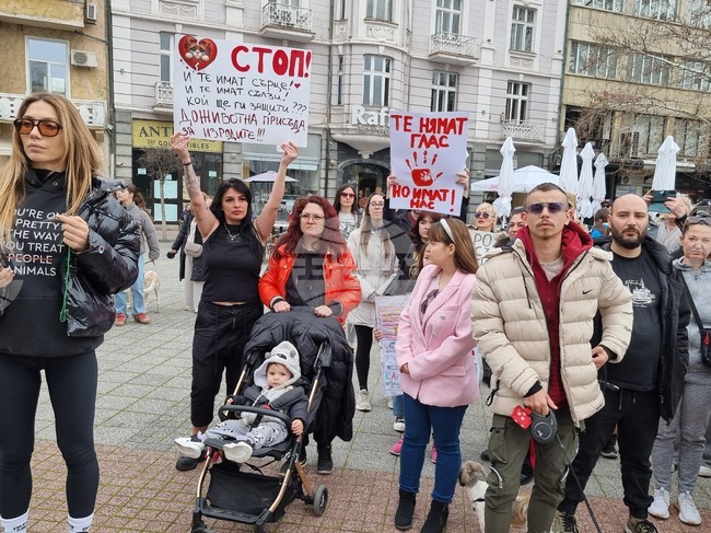 Пловдив - протест - насилие над животни