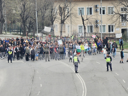 Димитровград - протест - замърсяване на въздуха
