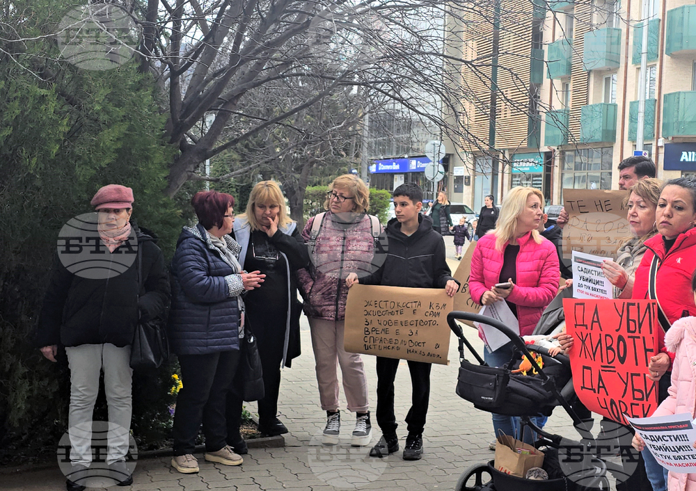 Сливен - протест в защита на животните
