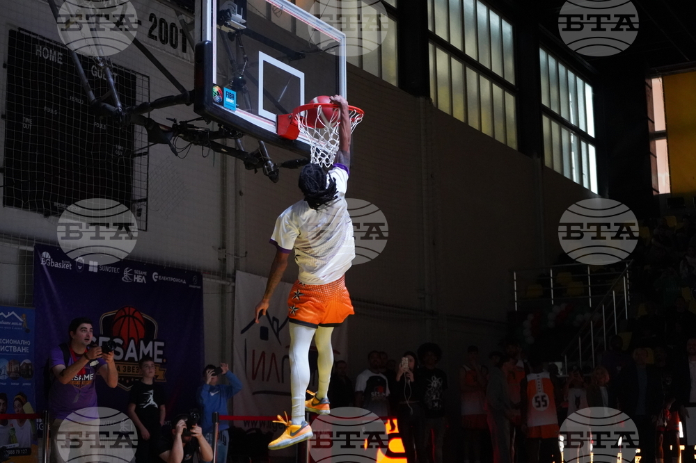 Перник - баскетбол - Мач на звездите - Българи - Чужденци
