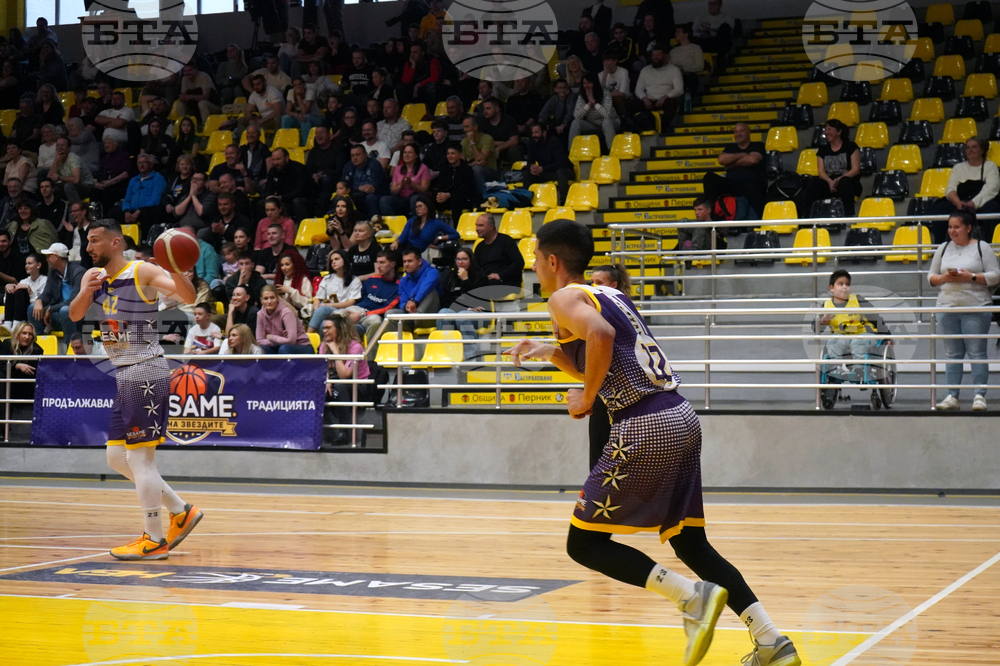 Перник - баскетбол - Мач на звездите - Българи - Чужденци