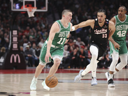 Celtics Trail Blazers Basketball