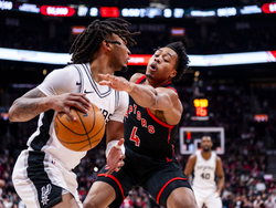 Spurs Raptors Basketball