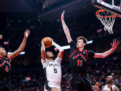 Spurs Raptors Basketball