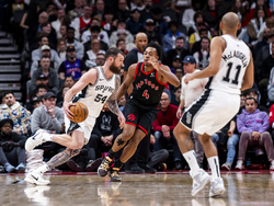 Spurs Raptors Basketball
