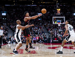 Spurs Raptors Basketball