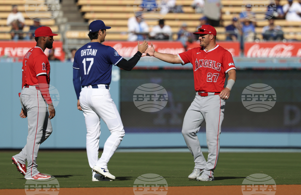 Angels Dodgers Baseball