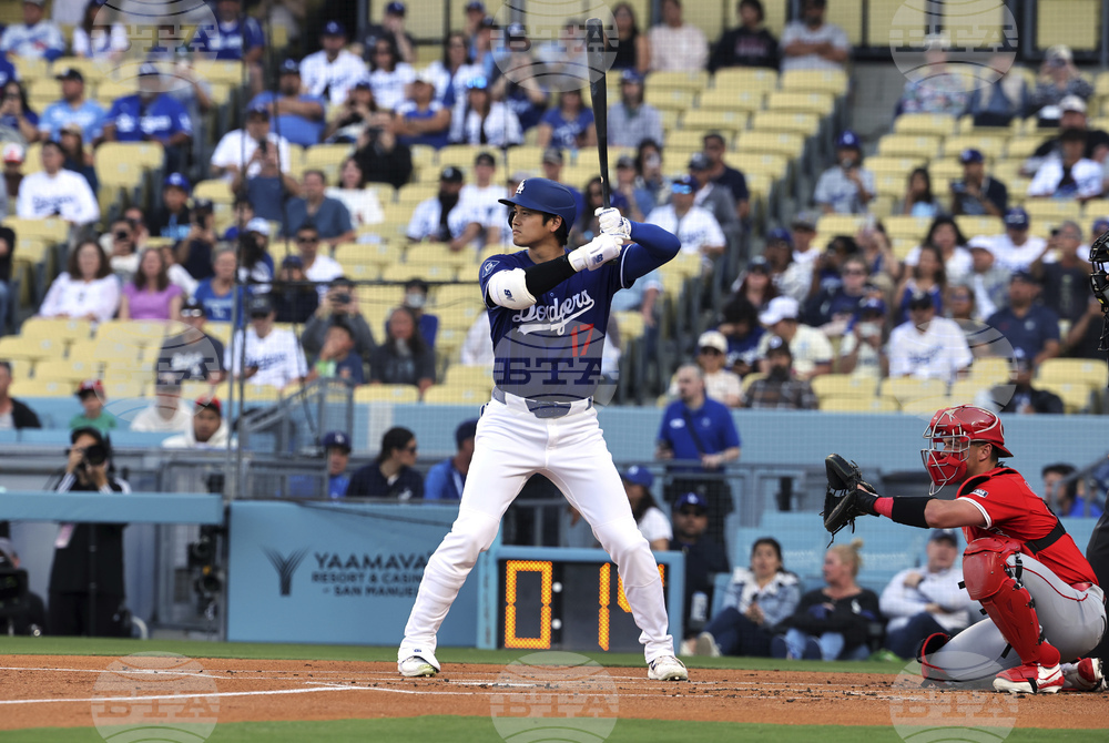 Angels Dodgers Baseball