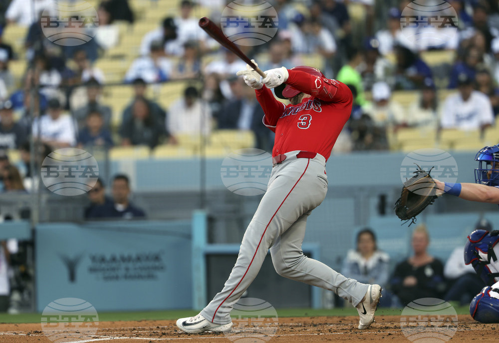 Angels Dodgers Baseball