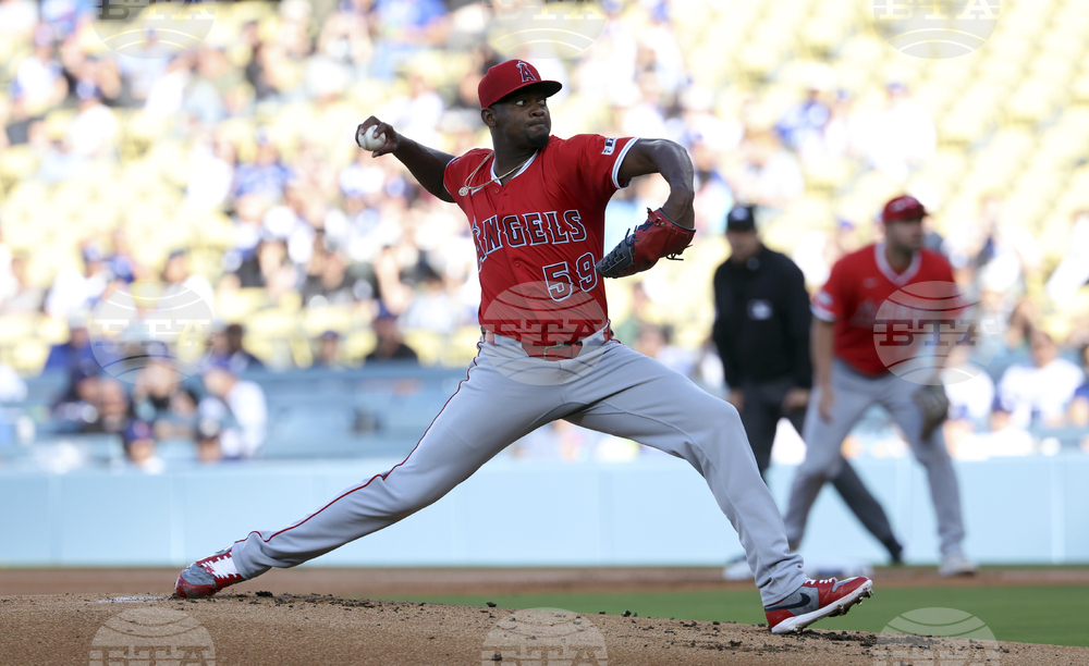 Angels Dodgers Baseball