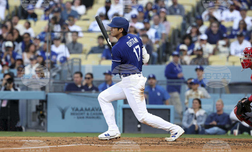 Angels Dodgers Baseball