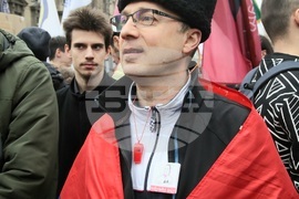 Сърбия - Белград - протест - бившият Генерален щаб 