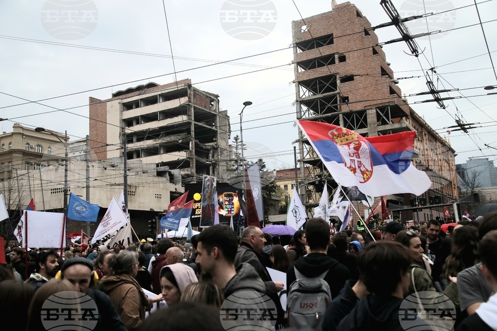 Protest in Belgrade Demands Reinstatement of Former Yugoslav People's Army Headquarters as Heritage Site