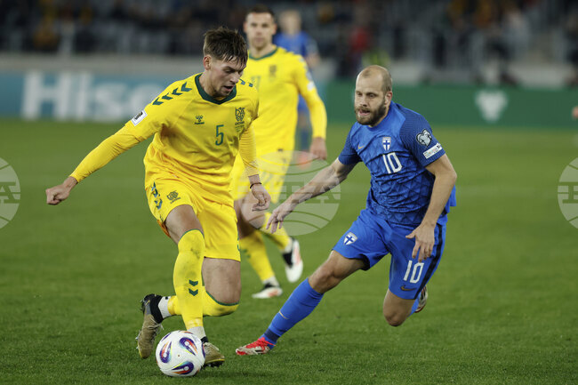 Финландия пропусна два гола преднина срещу Литва в квалификациите за Мондиал 2026