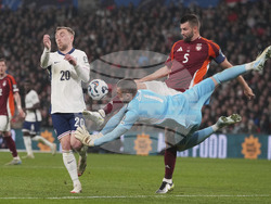 England Latvia WCup Soccer